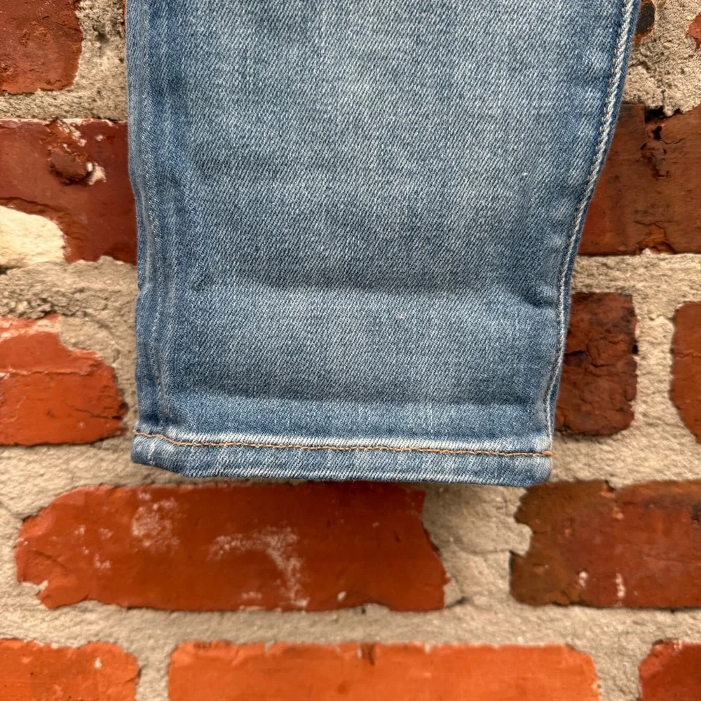 Frame Le Garçon Boyfriend‎ Jeans Silva Wash Sz 26 Mid Rise